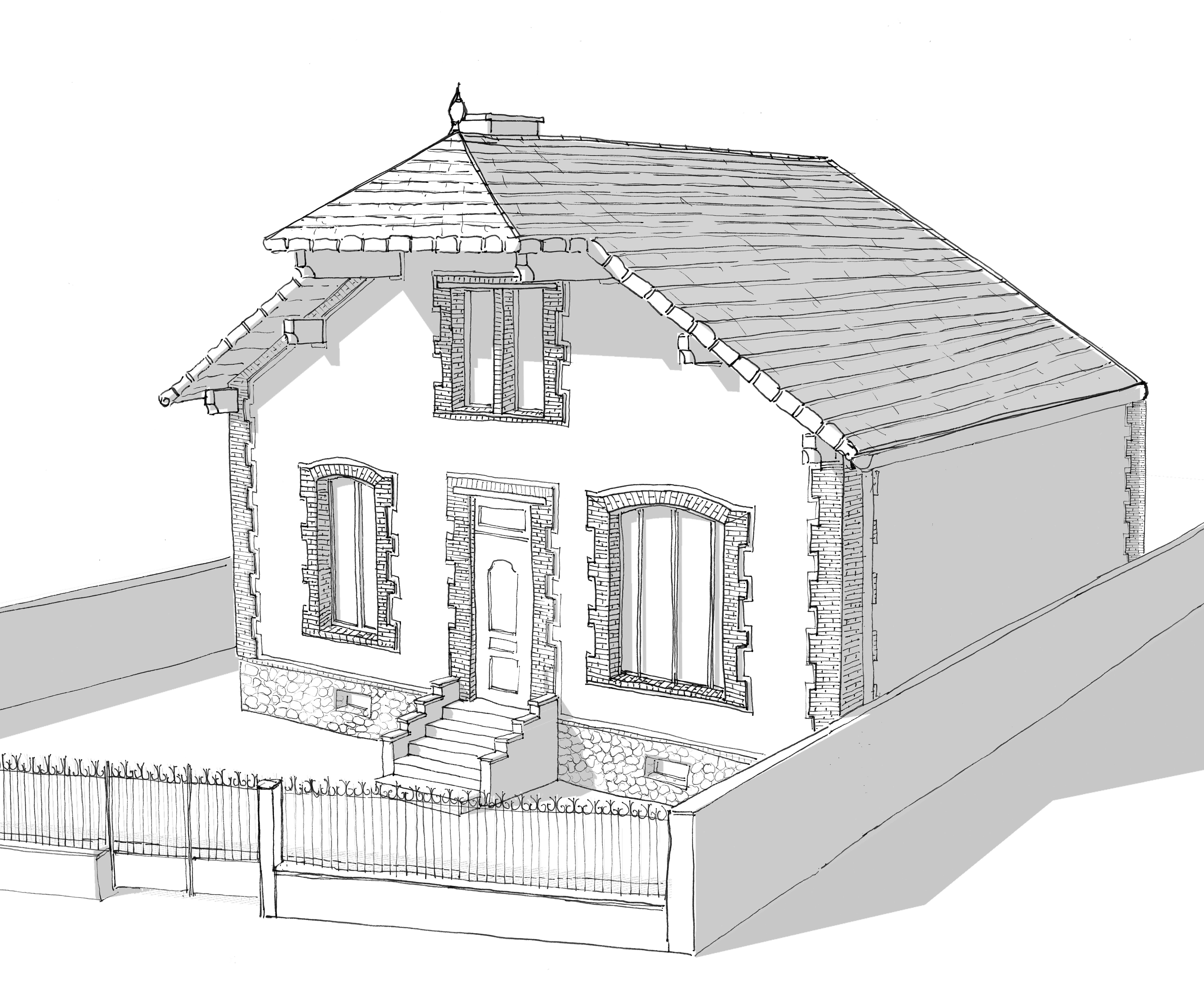 MAISON PÉRIURBAINE DE L’ENTRE-DEUX GUERRES Caue 95 conseil architecture france 